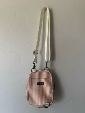 Thread Striped Tan Crossbody Bag in  Penn